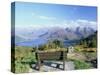 Bealach Ratagain Viewpoint Looking Towards the Five Sisters of Kintail and Loch Duich in Glen Sheil-Pearl Bucknall-Stretched Canvas