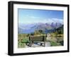 Bealach Ratagain Viewpoint Looking Towards the Five Sisters of Kintail and Loch Duich in Glen Sheil-Pearl Bucknall-Framed Photographic Print