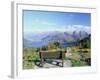 Bealach Ratagain Viewpoint Looking Towards the Five Sisters of Kintail and Loch Duich in Glen Sheil-Pearl Bucknall-Framed Photographic Print