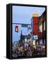 Beale Street at Night, Memphis, Tennessee, USA-Gavin Hellier-Framed Stretched Canvas