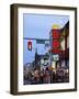 Beale Street at Night, Memphis, Tennessee, USA-Gavin Hellier-Framed Photographic Print