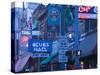 Beale Street Entertainment Area, Memphis, Tennessee, USA-Walter Bibikow-Stretched Canvas