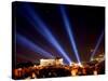 Beams of Light Illminate the Ancient Acropolis-null-Stretched Canvas