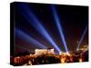 Beams of Light Illminate the Ancient Acropolis-null-Stretched Canvas