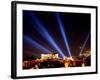 Beams of Light Illminate the Ancient Acropolis-null-Framed Photographic Print