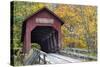 Bean Blossom Covered Bridge in Brown County, Indiana, USA-Chuck Haney-Stretched Canvas