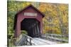 Bean Blossom Covered Bridge in Brown County, Indiana, USA-Chuck Haney-Stretched Canvas
