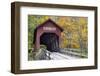 Bean Blossom Covered Bridge in Brown County, Indiana, USA-Chuck Haney-Framed Photographic Print