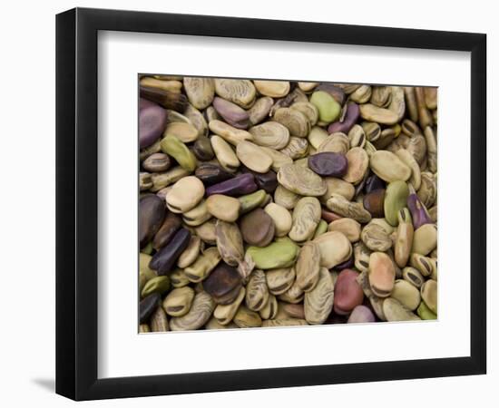 Beans Displayed in Market, Cuzco, Peru-Merrill Images-Framed Photographic Print