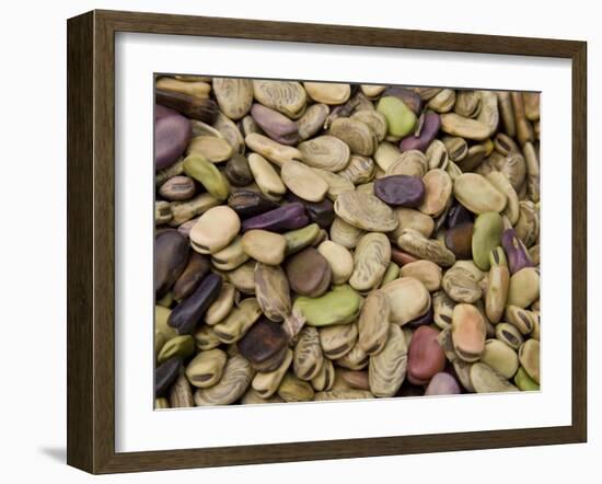 Beans Displayed in Market, Cuzco, Peru-Merrill Images-Framed Photographic Print