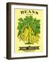 Beans Seed Packet-null-Framed Giclee Print