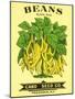 Beans Seed Packet-null-Mounted Giclee Print