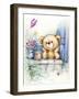 Bear at Window-MAKIKO-Framed Giclee Print