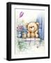 Bear at Window-MAKIKO-Framed Giclee Print