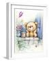 Bear at Window-MAKIKO-Framed Giclee Print