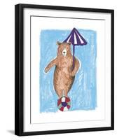 Bear Balance-Katrien Soeffers-Framed Giclee Print