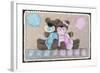 Bear Boy Girl Gender Reveal-null-Framed Photographic Print