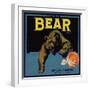 Bear Brand - Ontario, California - Citrus Crate Label-Lantern Press-Framed Art Print