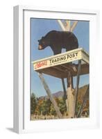 Bear, Clark's Trading Post, Woodstock, New Hampshire-null-Framed Art Print