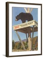 Bear, Clark's Trading Post, Woodstock, New Hampshire-null-Framed Art Print