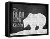 Bear Claw Cabin-null-Framed Stretched Canvas