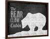 Bear Claw Cabin-The Saturday Evening Post-Framed Giclee Print