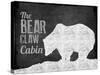 Bear Claw Cabin-The Saturday Evening Post-Stretched Canvas