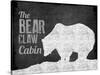 Bear Claw Cabin-The Saturday Evening Post-Stretched Canvas