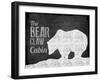 Bear Claw Cabin-The Saturday Evening Post-Framed Giclee Print