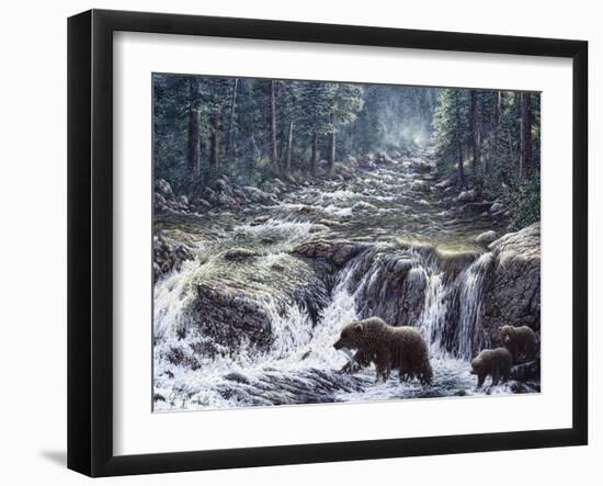 Bear Crossing-Jeff Tift-Framed Giclee Print