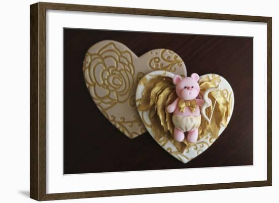 Bear Cupid-null-Framed Photographic Print