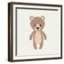 Bear Cute Wildlife Icon-Paulo Gomez-Framed Art Print