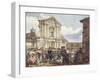 Bear Dance at Holy Mary of Staircase in Rome-Achille Pinelli-Framed Giclee Print