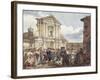 Bear Dance at Holy Mary of Staircase in Rome-Achille Pinelli-Framed Giclee Print