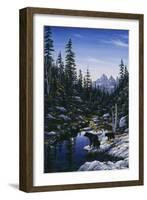 Bear Family-Jeff Tift-Framed Giclee Print