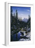 Bear Family-Jeff Tift-Framed Giclee Print