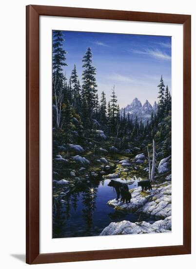 Bear Family-Jeff Tift-Framed Giclee Print