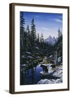 Bear Family-Jeff Tift-Framed Giclee Print