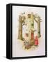 Bear Father Christmas, 1999-Kestutis Kasparavicius-Framed Stretched Canvas