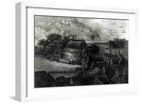 Bear Garden, 1647-Wenceslaus Hollar-Framed Giclee Print