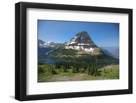 Bear Hat Mountain, Glacier National Park, Montana, USA-Roddy Scheer-Framed Photographic Print