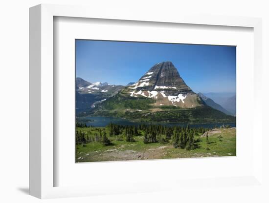 Bear Hat Mountain, Glacier National Park, Montana, USA-Roddy Scheer-Framed Photographic Print