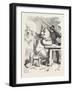 Bear Having a Glass of Wine-null-Framed Giclee Print