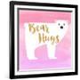 Bear Hugs Pink-Evangeline Taylor-Framed Art Print