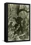 Bear Hunt 1891 Russia-null-Framed Stretched Canvas