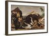 Bear Hunt Or, Battle Between Dogs and Bears-Paul De Vos-Framed Giclee Print