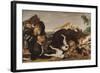 Bear Hunt Or, Battle Between Dogs and Bears-Paul De Vos-Framed Giclee Print