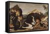 Bear Hunt Or, Battle Between Dogs and Bears-Paul De Vos-Framed Stretched Canvas