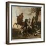 Bear Hunt-Paulus Potter-Framed Art Print