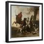 Bear Hunt-Paulus Potter-Framed Art Print